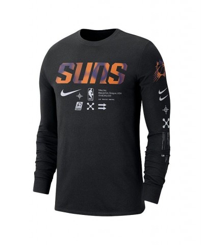 Men's Black Phoenix Suns Essential Air Traffic Control Long Sleeve T-shirt $19.68 T-Shirts