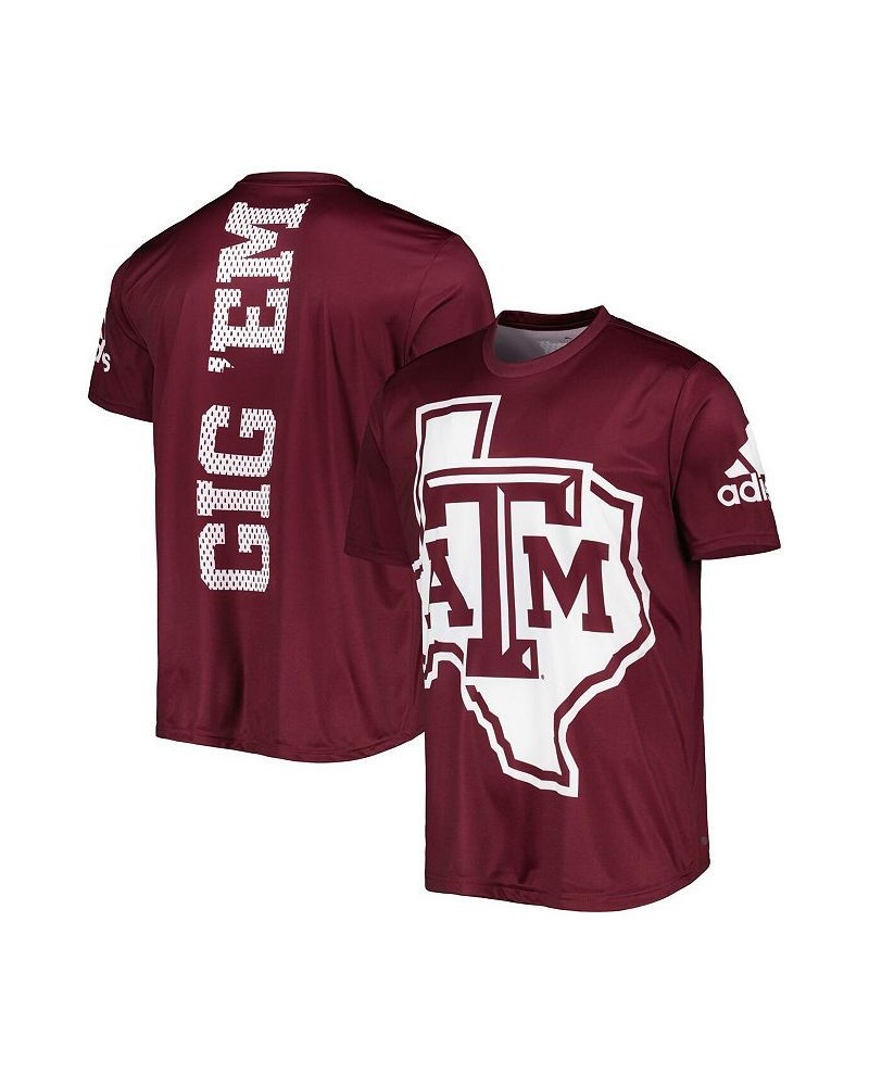 Men's Maroon Texas A&M Aggies AEROREADY Tailgate T-shirt $36.00 T-Shirts