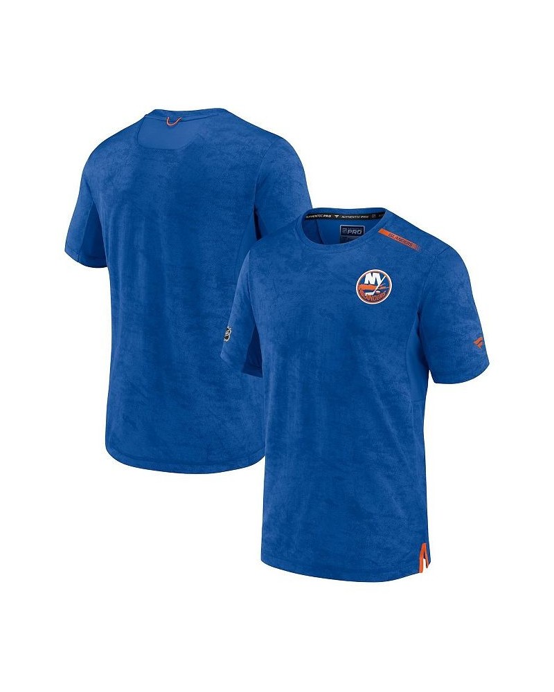 Men's Branded Royal New York Islanders Authentic Pro Rink Premium Camo T-Shirt $32.99 T-Shirts