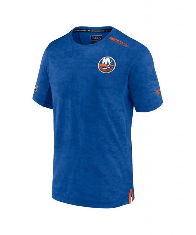 Men's Branded Royal New York Islanders Authentic Pro Rink Premium Camo T-Shirt $32.99 T-Shirts
