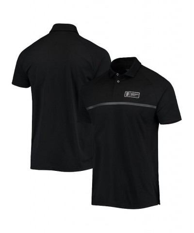 Men's Black San Francisco Giants Sector Raglan Polo Shirt $38.99 Polo Shirts