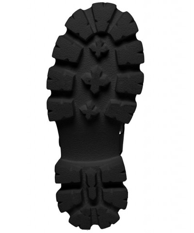 Women's Echo Strappy Platform Fisherman Sandals Black $48.95 Shoes