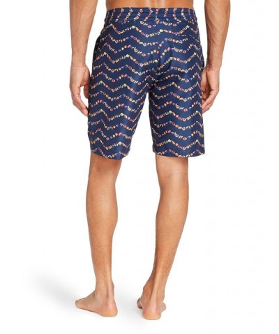 Men's Standard-Fit 9" Tangs Board Shorts Blue $36.72 Swimsuits