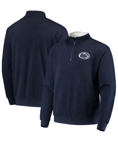 Men's Navy Penn State Nittany Lions Tortugas Logo Quarter-Zip Jacket $30.59 Sweatshirt