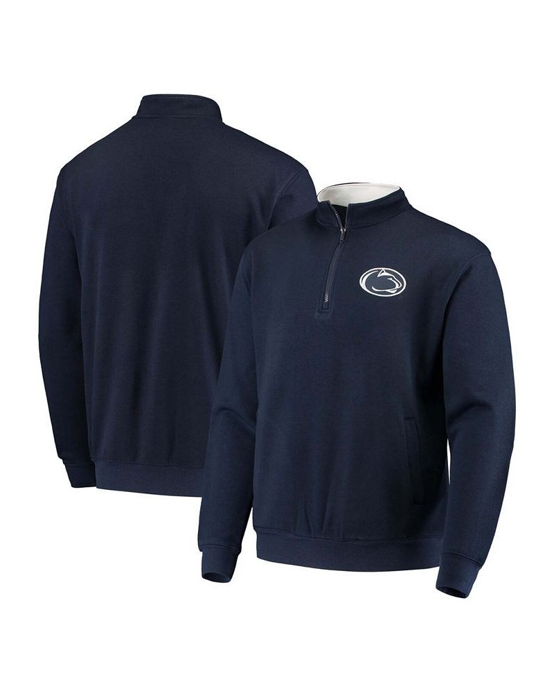 Men's Navy Penn State Nittany Lions Tortugas Logo Quarter-Zip Jacket $30.59 Sweatshirt