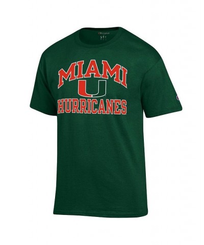 Men's Green Miami Hurricanes High Motor T-shirt $15.20 T-Shirts